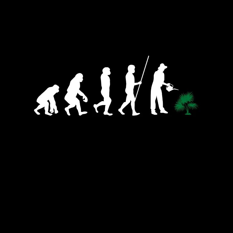 Gärtner Evolution Gärtner Gärtnerin Blume Geschenk