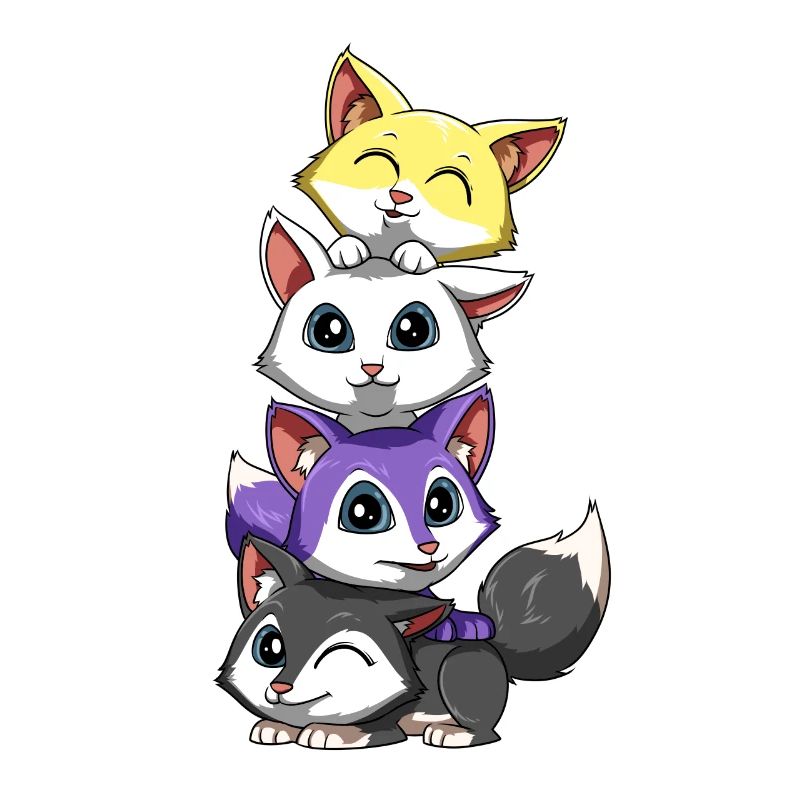 Non-binary foxes - Nonbinary LGBTQ