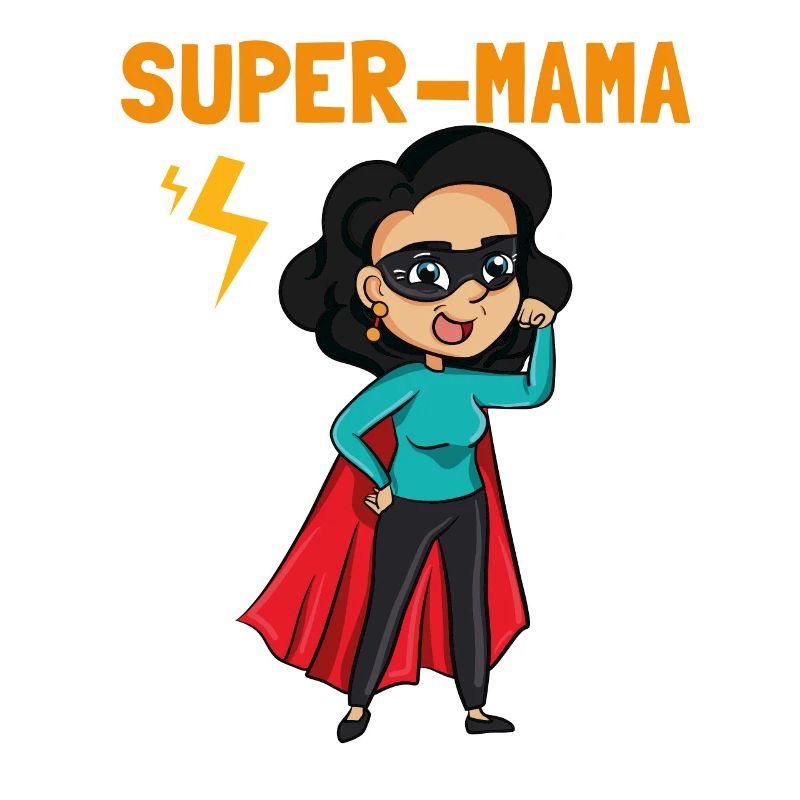 Super-Mama Mutter Geschenk Mama Heldin Muttertag