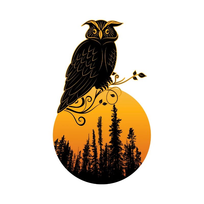 Eule Vogel Nette Geschenkidee