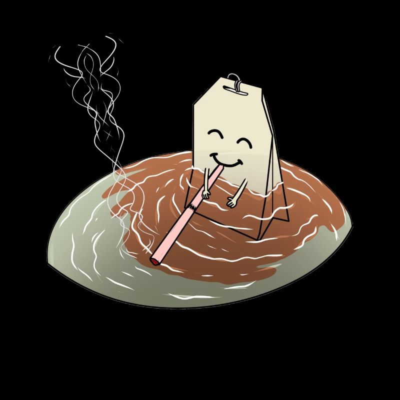 Rauchen Tee Zigarette Joint Kiffen Teebeutel