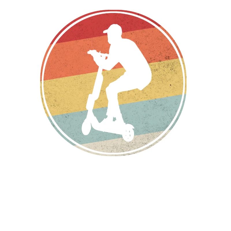 Stunt Scooter Roller Rollerfahrer Geschenk