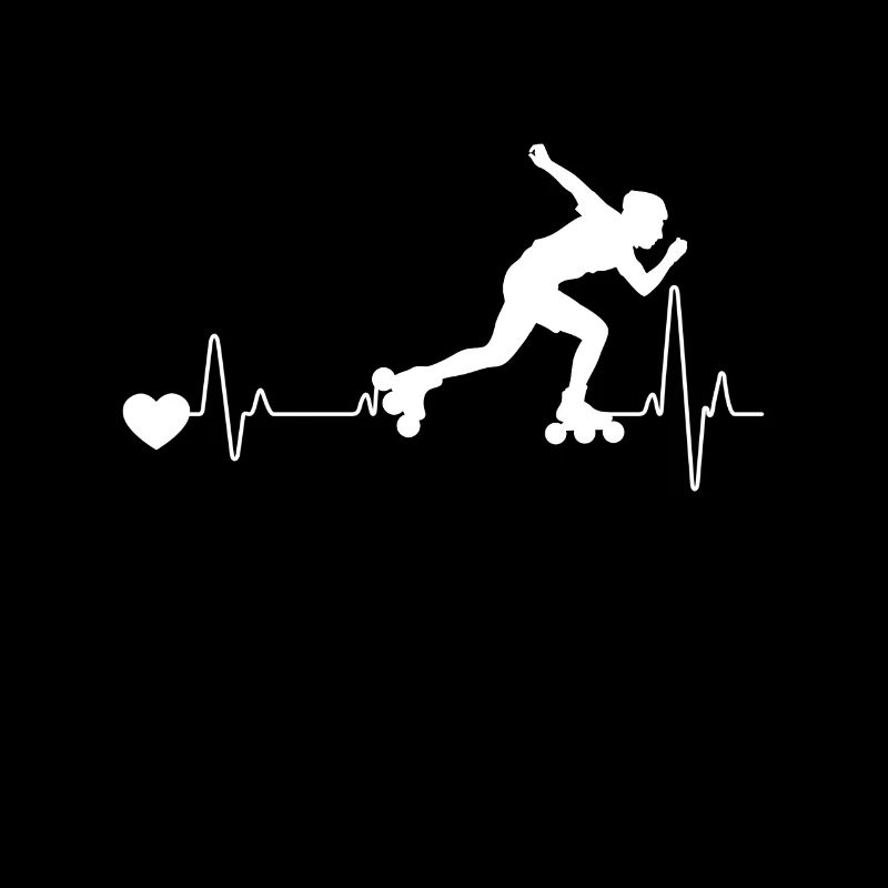 Inline skating inline skating gift idea heart
