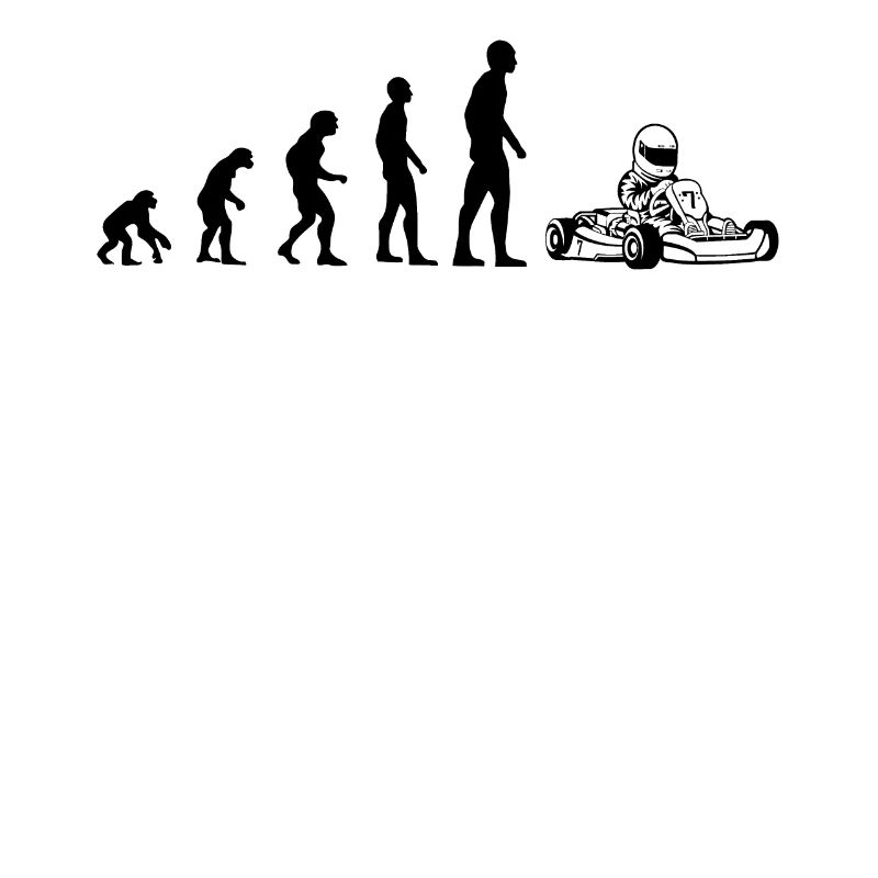 Kart Gokart Karting Cadeau d'évolution drôle