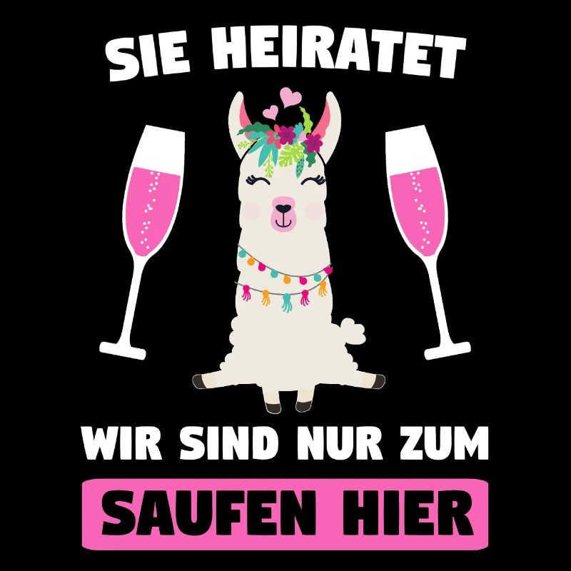 Alpaka Braut Sie Heiratet Junggesellin Geschenk