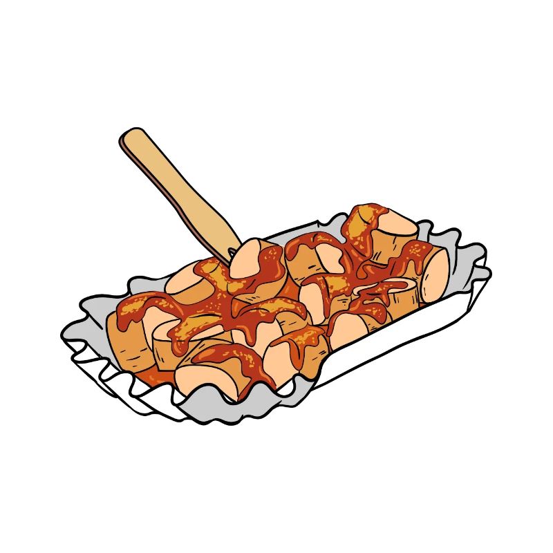 Currywurst Curry Wurst Bratwurst Berlin Ruhrpott