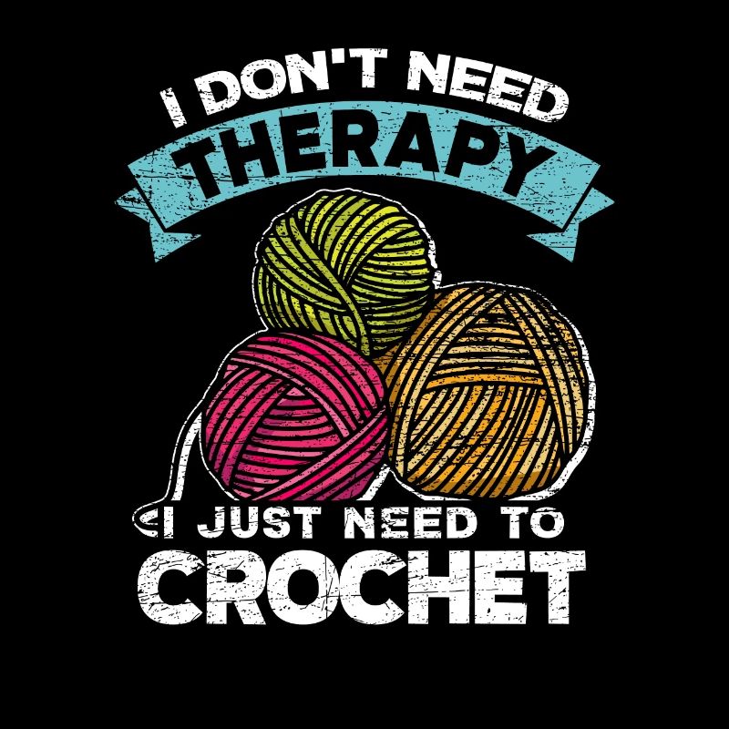 Crochet wool thread relaxation