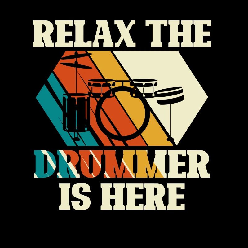 Relax the drummer is here - Schlagzeug