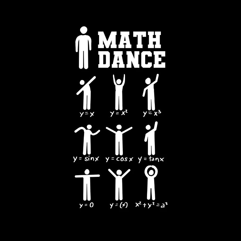 Cadeau de professeur de maths danse mathématique