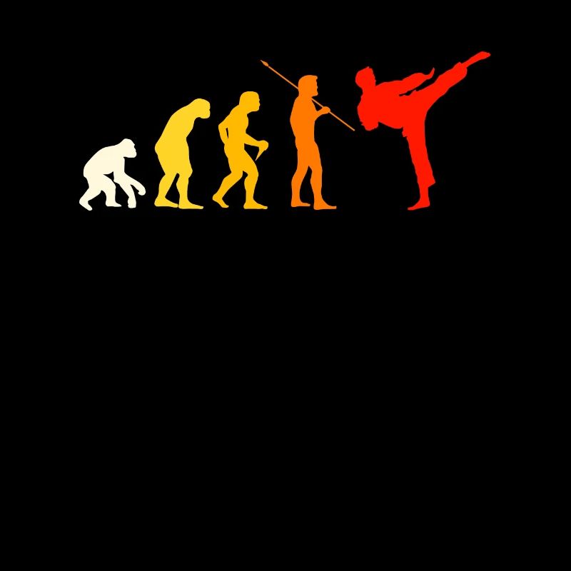 Karate Evolution T-Shirt Geschenk Judo