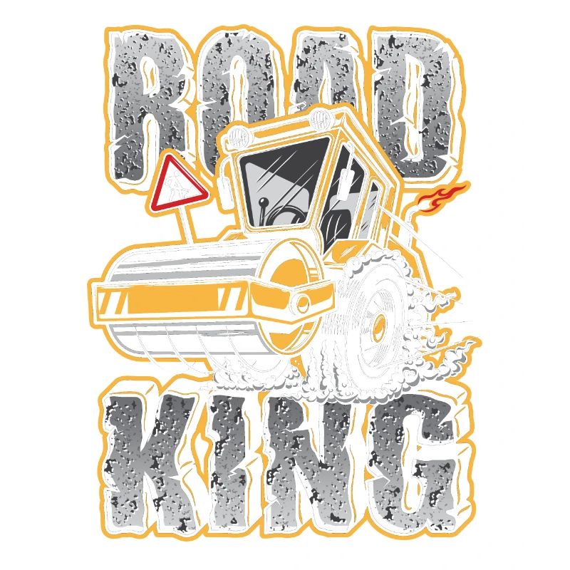 Construction worker road construction construction roller gift