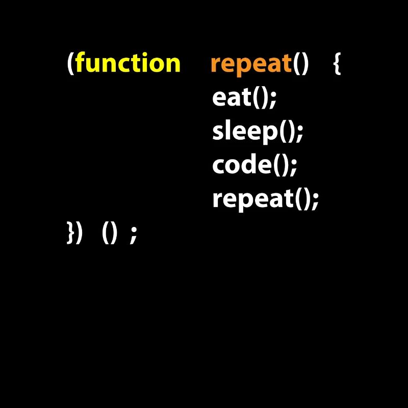 Code Eat Sleep Repeat Hacker IT Cadeau