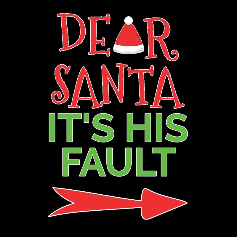 Cher Père Noël, c'est sa faute - avec une flèche