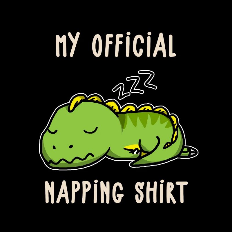 My Official Napping Shirt Funny Trex Gift Idea