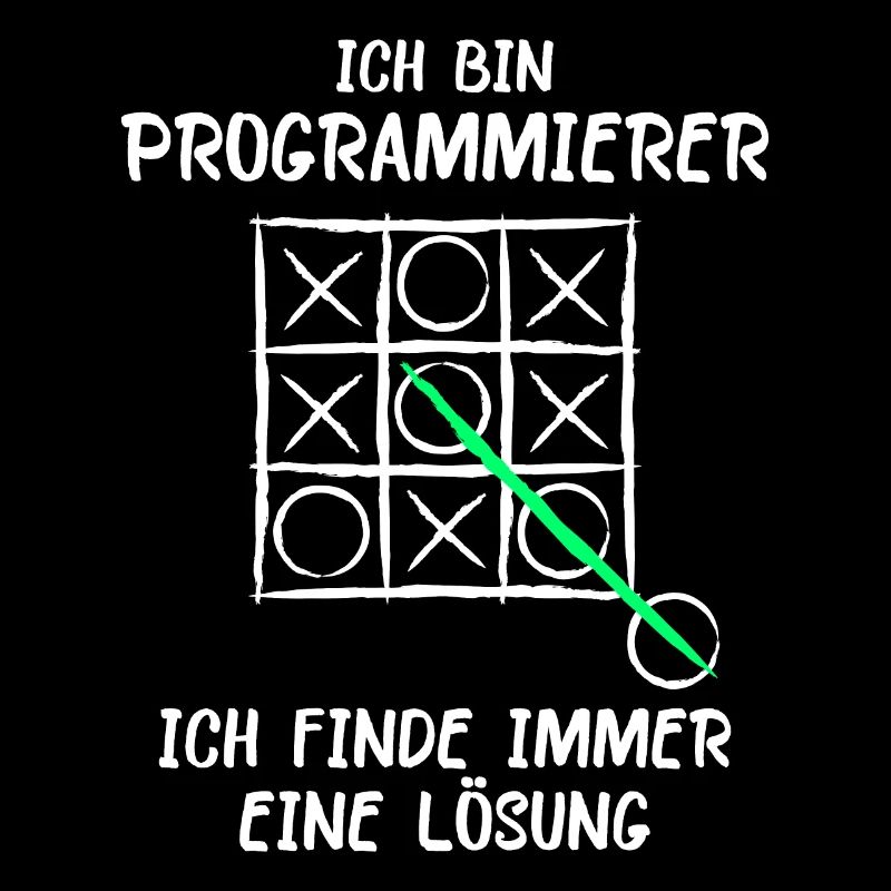 Ich bin Programmierer Lösung Spruch Computer Nerd
