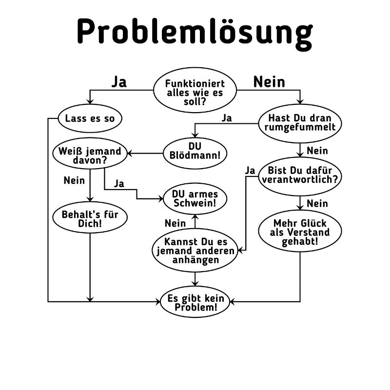 Programmierer Problemlösung Computer Nerd Admin Ge