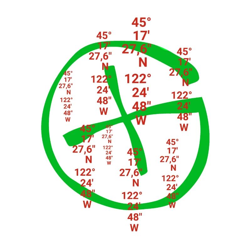 Geocaching Coordinates Geocache Accessory Gift