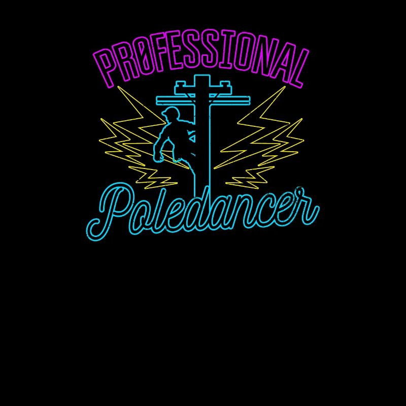 Lineman Pole 80s Professional Poledancer Gift