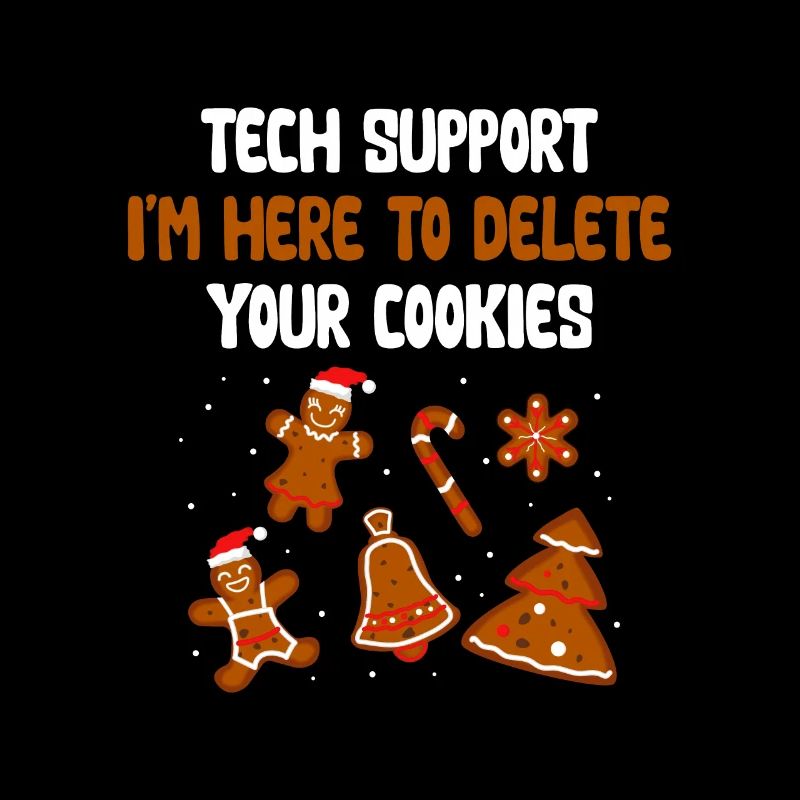 Technischer Support Weihnachten Plätzchen IT