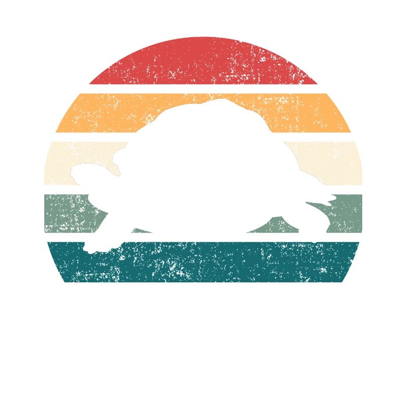 Turtle vintage retro