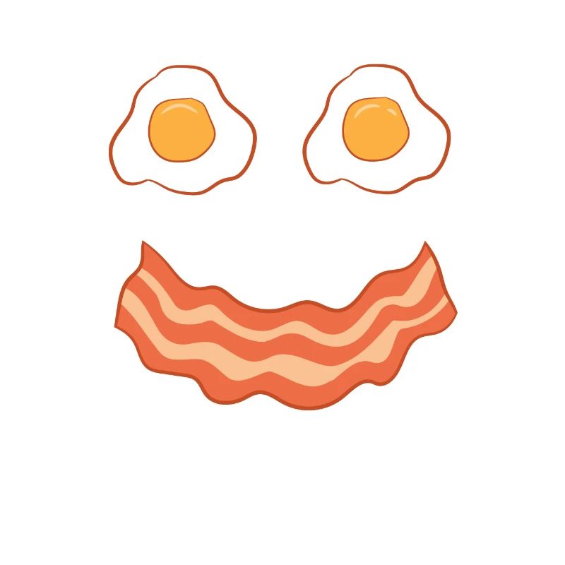 Egg And Bacon Egg And Bacon Face Brunch Breakfast
