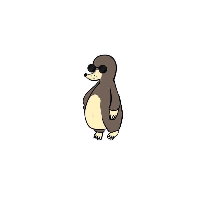 Mole, James Mole. Mole funny cute cute blind