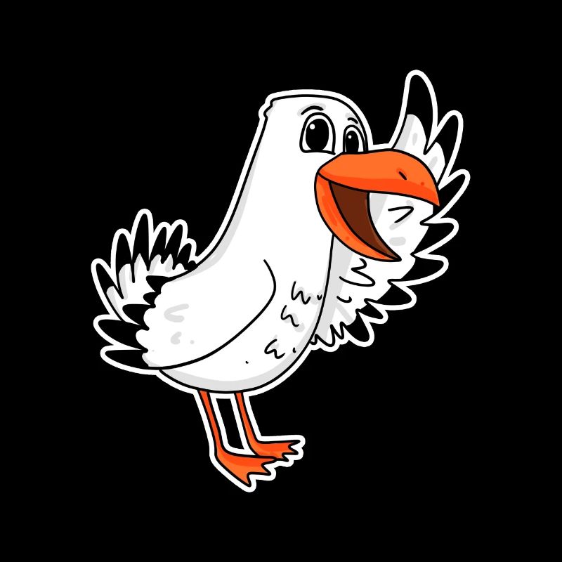 Mouette mer