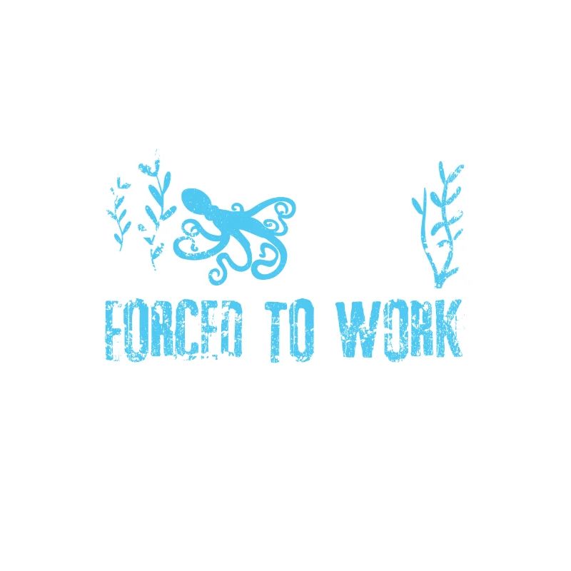Born To Dive Diving Diver Profession Work Octopus