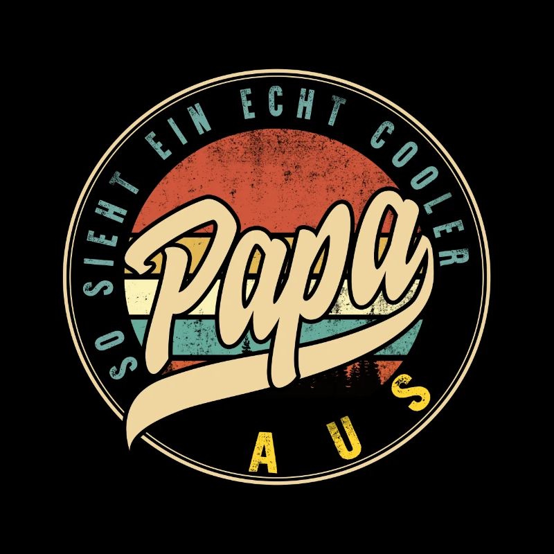 Papa Tshirt MännerGeschenk für den Vater oder