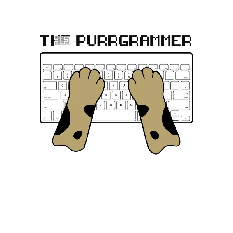 Siamese cat kitten programmer nerd gift