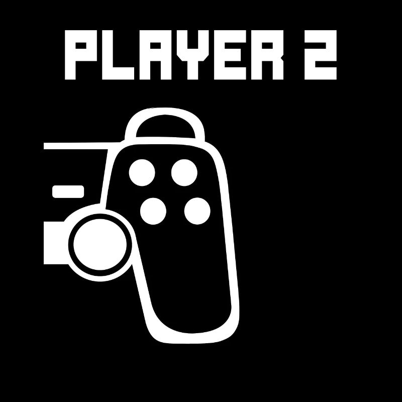 Gamer Player 2 Partner Gaming Geschenk