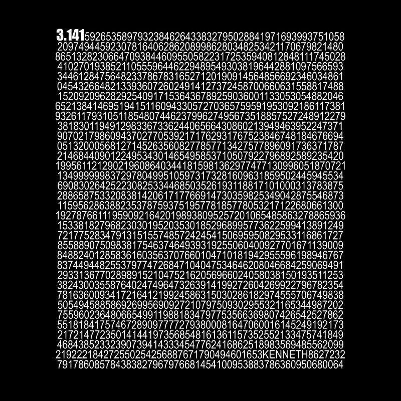 Maths drôle Maths Geek Pi Maxwell
