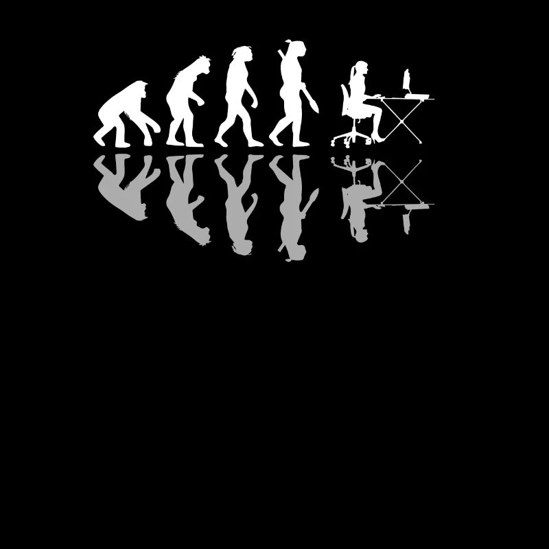 Evolution Woman Home Office Work Office Gift