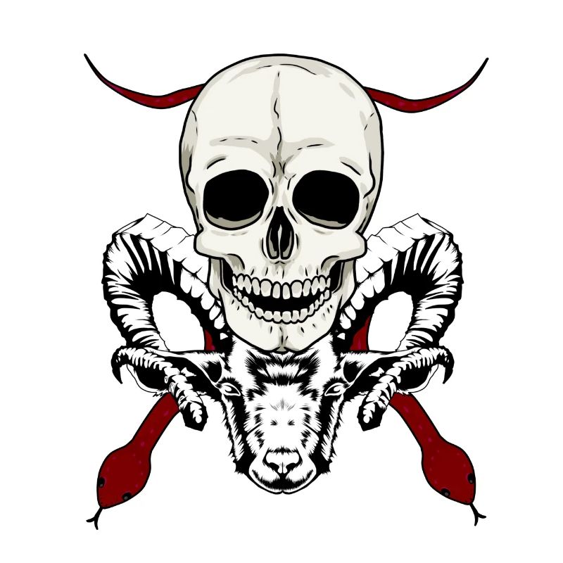 Devil Satan Satan Satanic Demon Devilish Skull