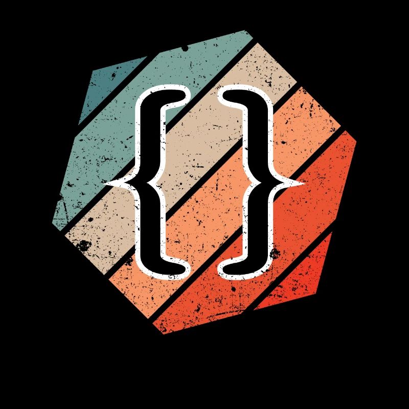 Vintage Web Developer CSS JavaScript und HTML 5