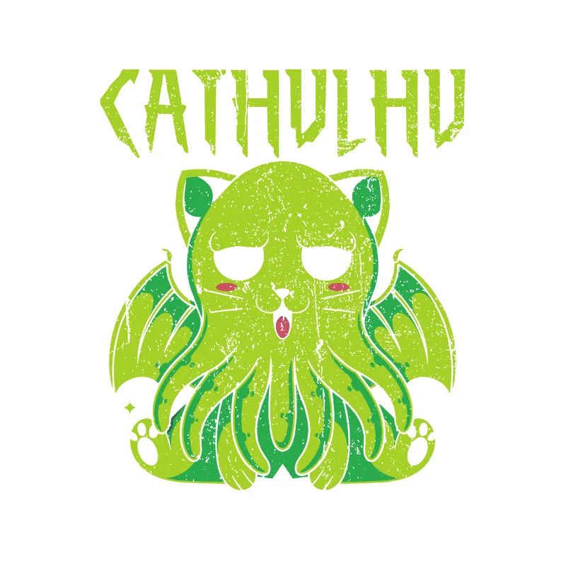 Cathulhu Spruch Design