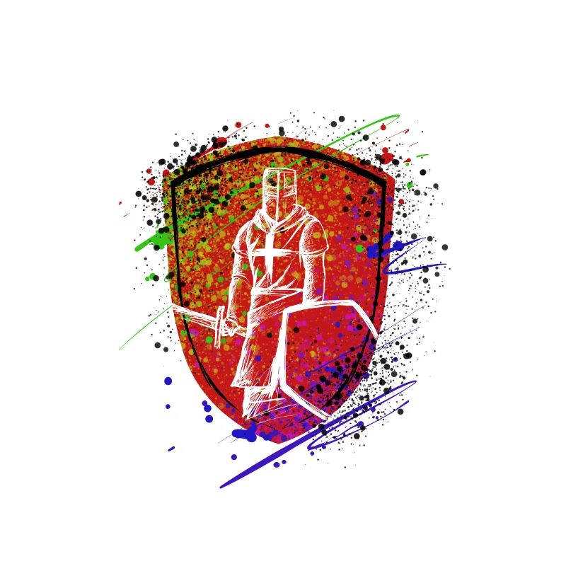Shield Knights Templar Warrior