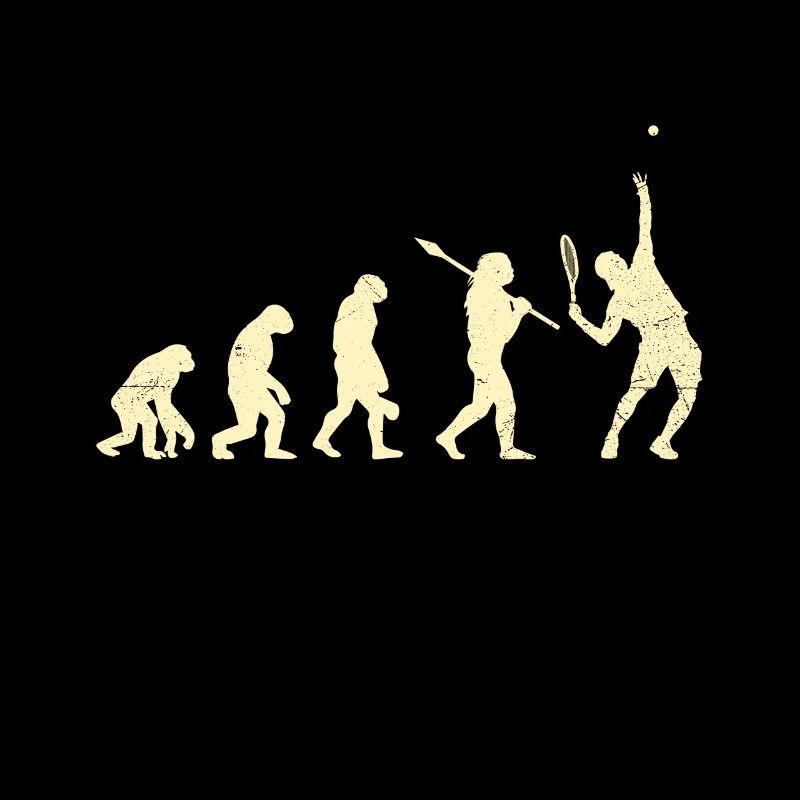 Tennis Monkey Human Evolution Serve Tennis Game