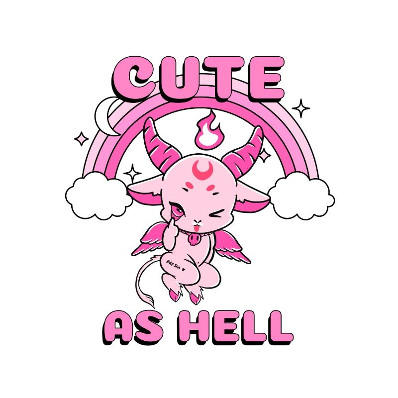 CUTE AS HELL Baphomet