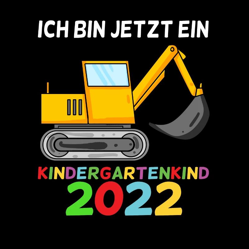 Kindergarten Kind Bagger Schule Einschulung 2022