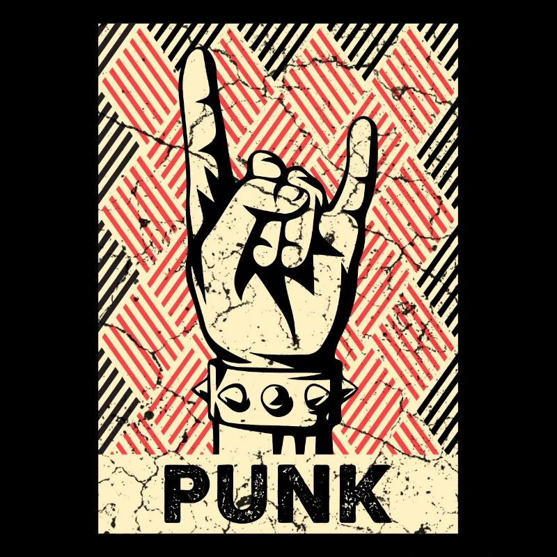 Punk Vintage Devil's Horn Punks