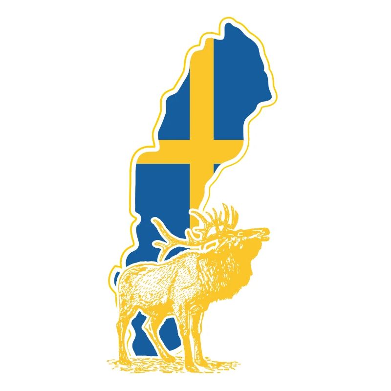 Sweden Tshirt Moose