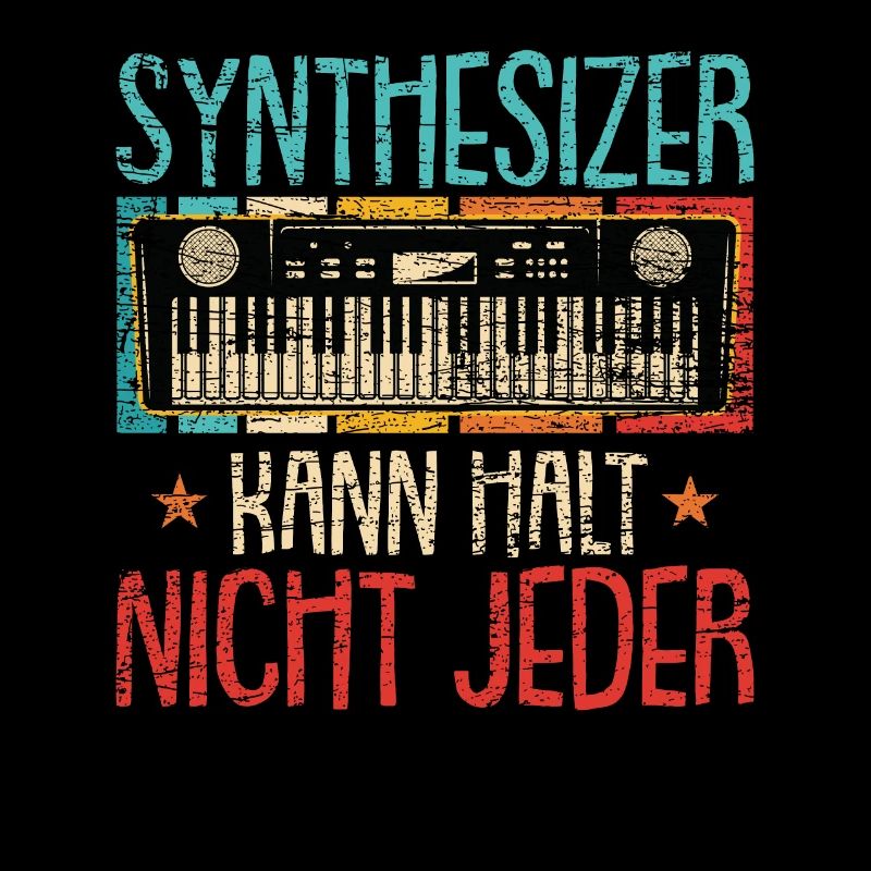 Retro Synthesizer Analog Keyboard