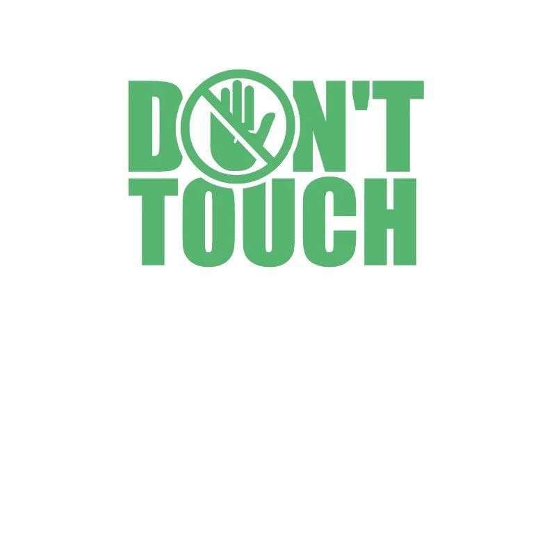 Ne pas toucher les mains chemin doigts Drôle