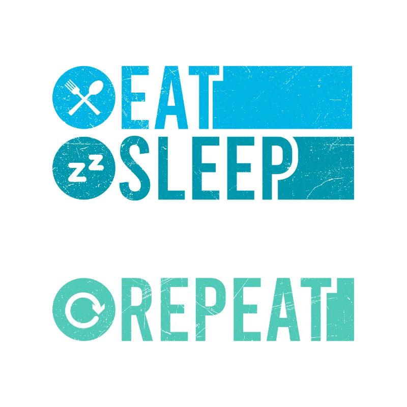 Eat Sleep Code Repeat Programmierer Software