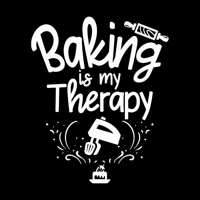 Baking Is My Therapy - Geschenk