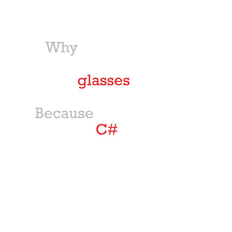 C# Programmeur blague Coder C Sharp