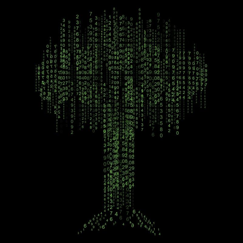 Codeur d’arbre binaire programmeur d’ordinateur