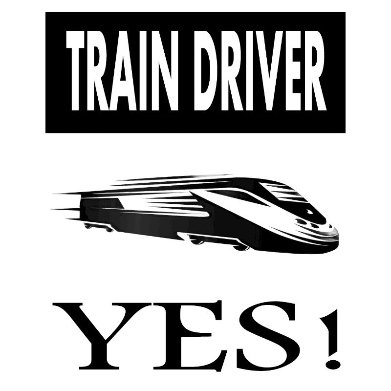 I'm a train driver Travelling by train Gift idea