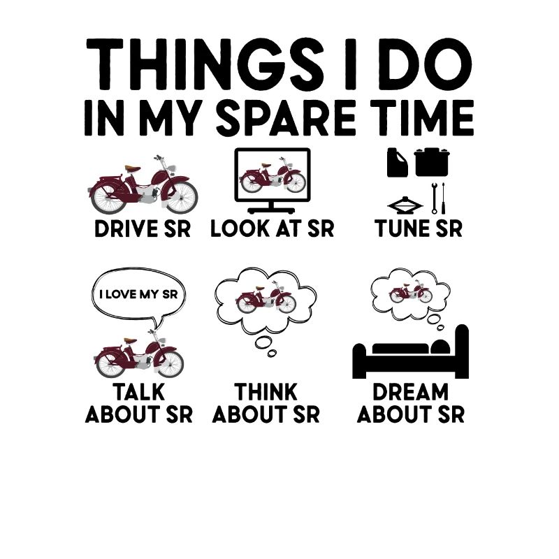 Mobylette SR Mobylette Ostalgie choses Mon temps libre